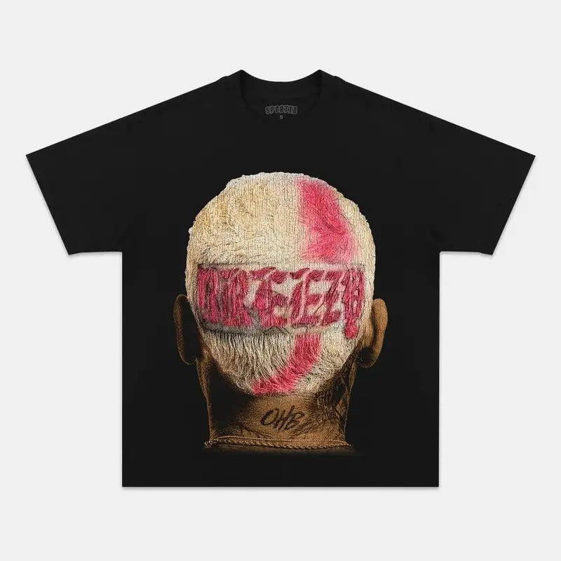 Chris Big Face Brow Graphic Rap Tee Shirt For Music Fan Cotton Fashion Hip Hop Hoodie, Sweatshirt | HypeCrazeTee.com