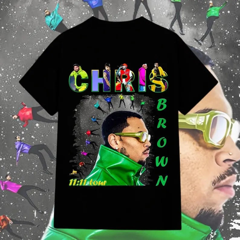 Chris Brown 1111 tour png, Chris Brown Bootleg Shirt Design, Chris Brown Fan Shirt Design, Chris Brown 2024 Tour Hoodie,...