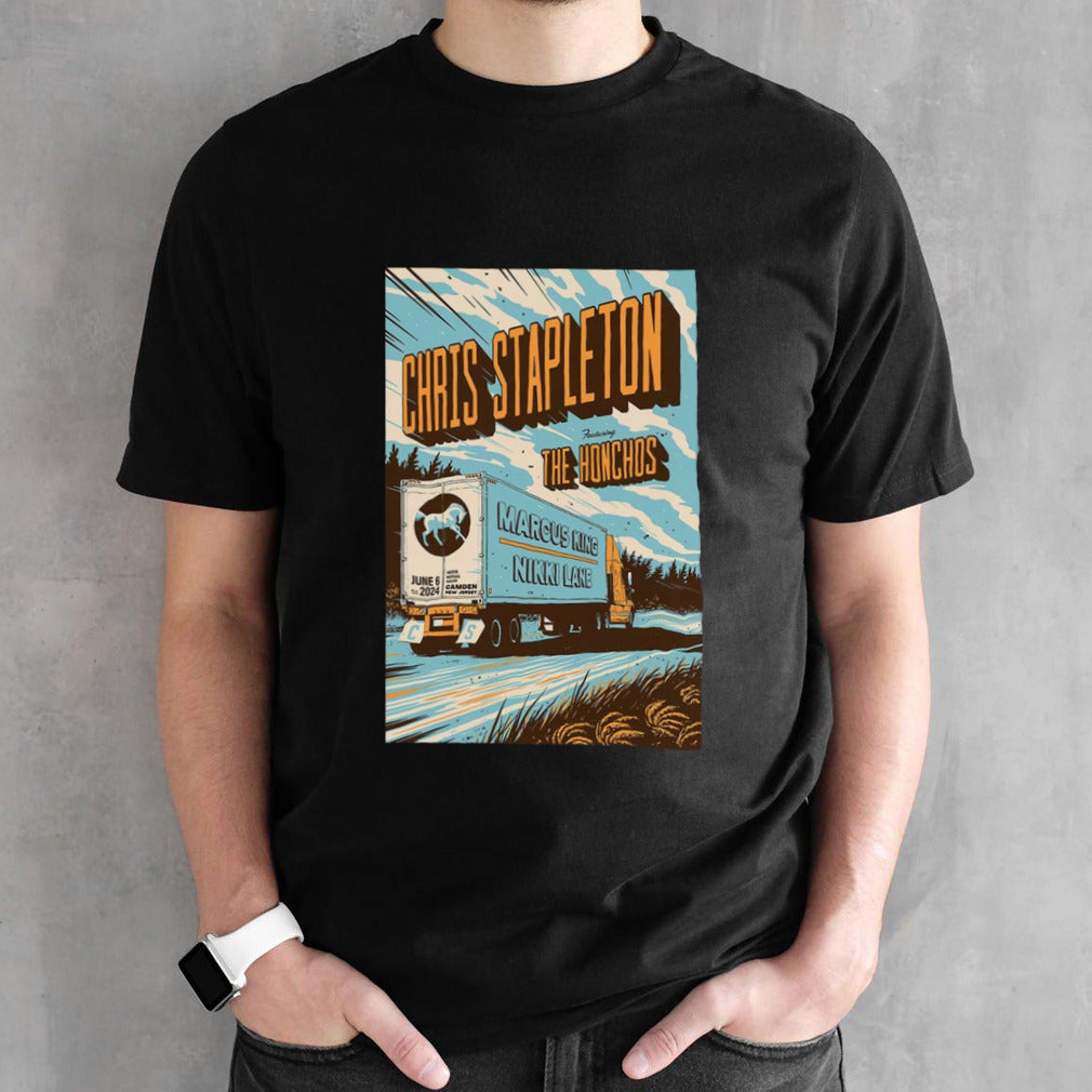 Chris Stapleton Show At Freedom Mortgage Pavilion On June 6, 2024 Poster shirt