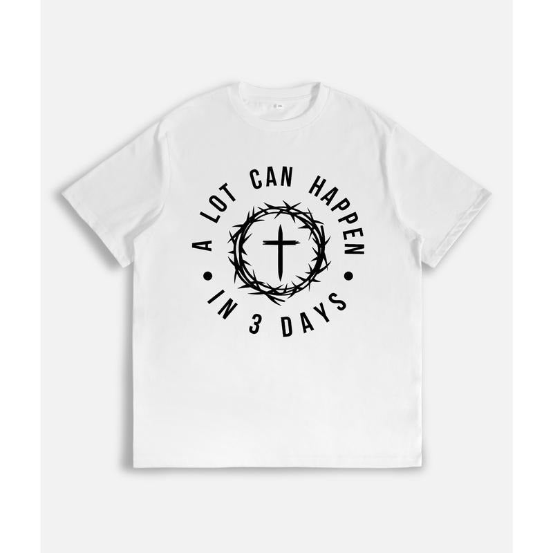 Christian Easter Tshirt, Men's Tee, Unisex Shirt, Religious Holiday Top, Scripture Tee, Resurrection Sunday Shirt Hoodie,...