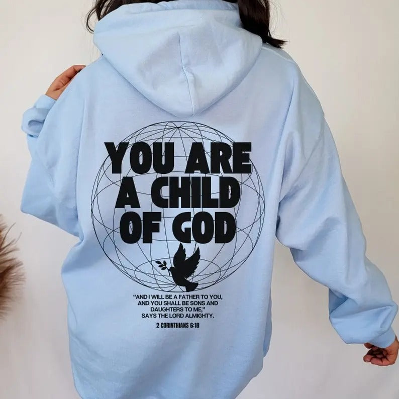 Christian Hoodie - White Sweatshirt with Graphic Print, Hood, and Casual Style for Men, Ideal for Everyday Wear T-Shirts