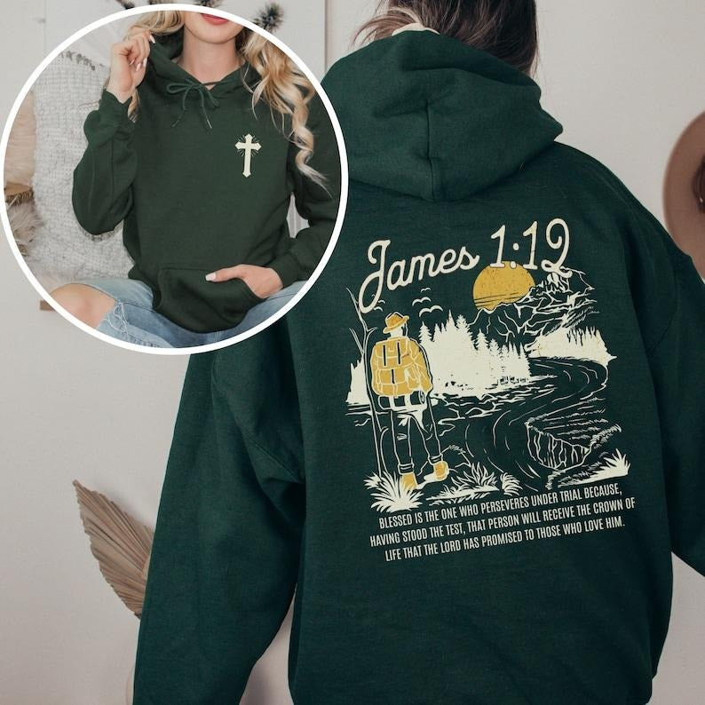 Christian Hoodie Sweatshirt Christian Hoodies Jesus Hoodie Christian Merch Shirt Christian Streetwear Christian Clothes...