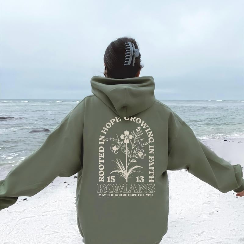Christian Hoodie Sweatshirt Wildflower Hoodie T-Shirts | HypeCrazeTee.com