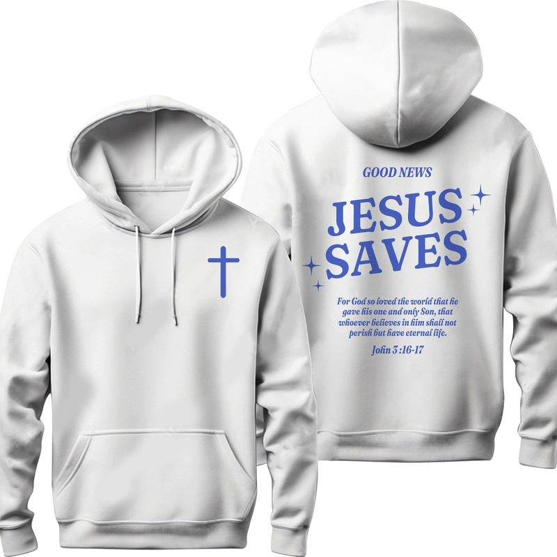 Christian Hoodies, Jesus Saves , Bible Verse , Faith T-shirt, sweater Sweatshirt | HypeCrazeTee.com