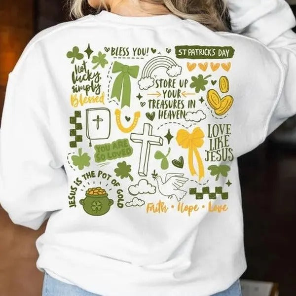 Christian St. Patrick's Day  DTF Transfers - THIS IS NOT A SHIRT Hoodie, Sweatshirt | HypeCrazeTee.com
