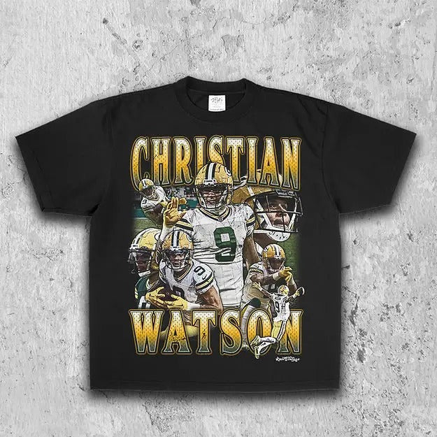 Christian Watson Tee | Vintage Tee | Men's Graphic T-Shirt | Gift For Fan Hoodie, Sweatshirt | HypeCrazeTee.com