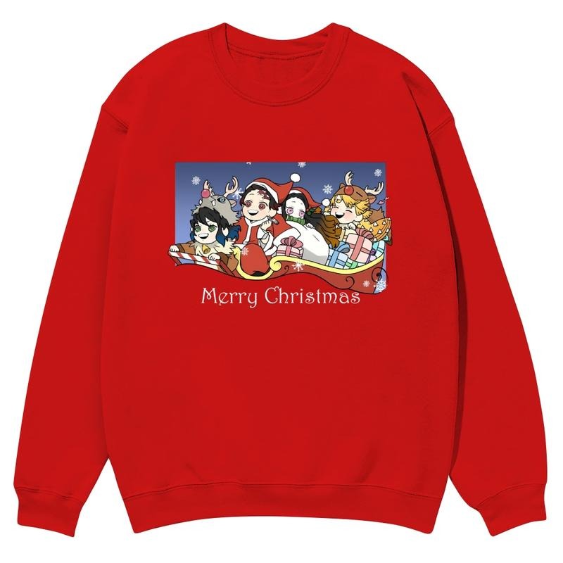 Christmas Anime Graphic sweatshirt Fall Outfits Outfits Men sweatshirt Men Vacation Outfits Sweater Longsleeveshirt Fall...