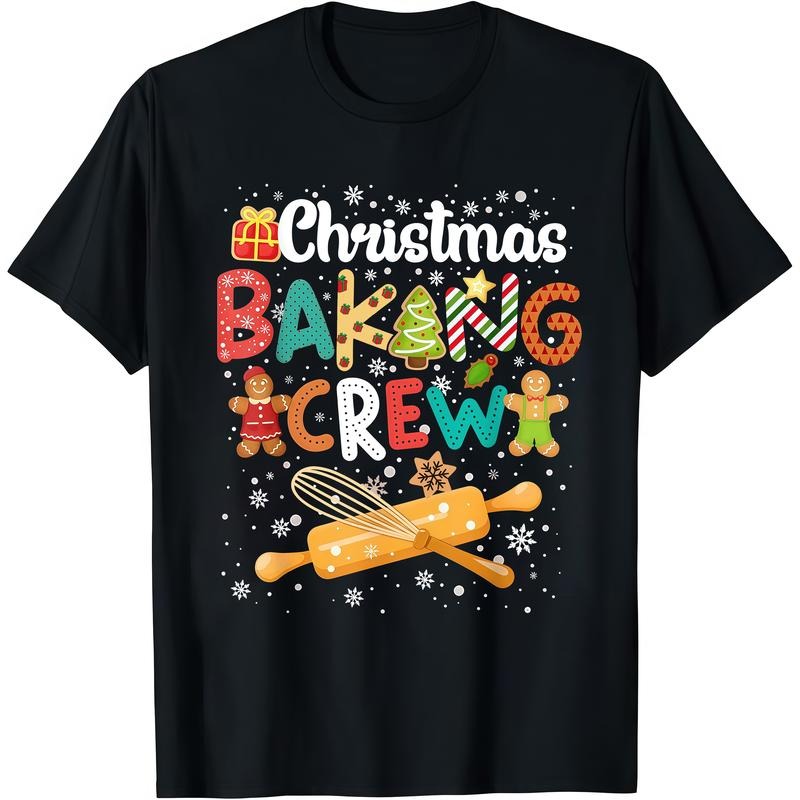 Christmas Baking Crew Gingerbread Cookie Snow Xmas T-Shirt Hoodie, Sweatshirt | HypeCrazeTee.com