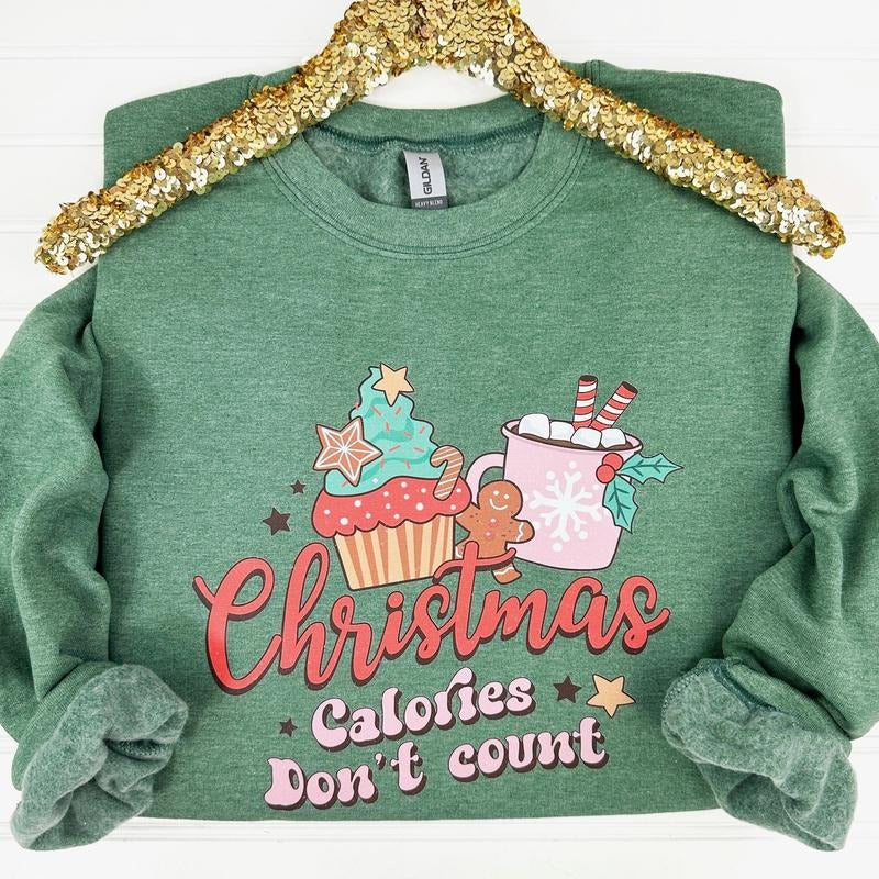 Christmas Calories Sweatshirt T-Shirts, Hoodie | HypeCrazeTee.com