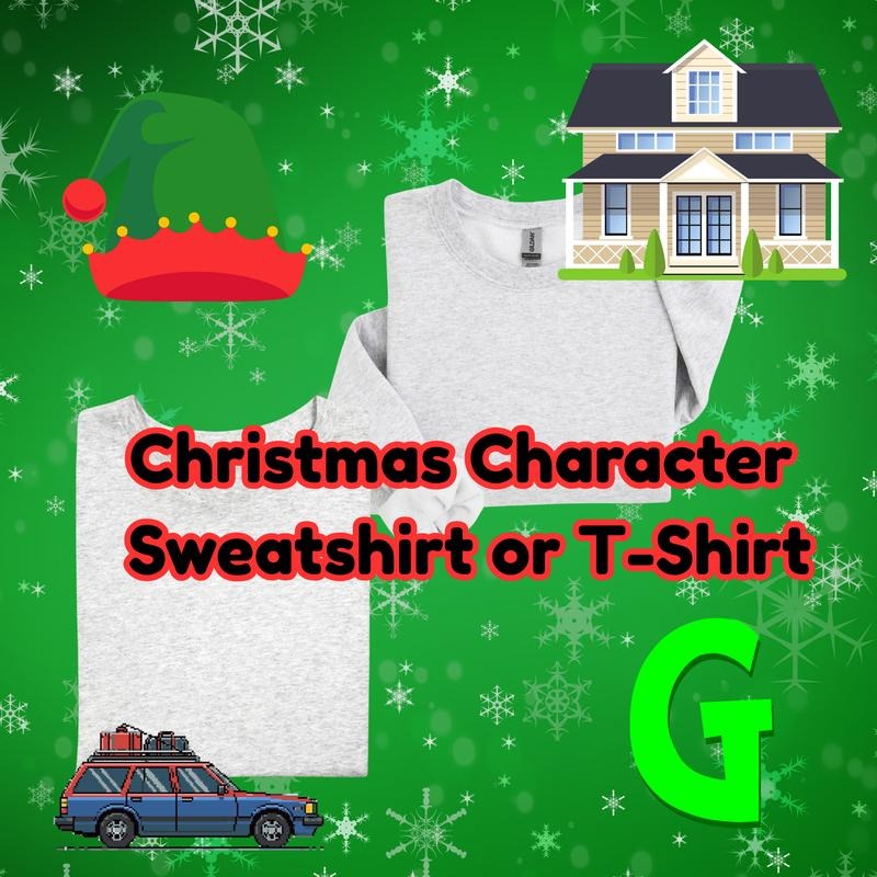 Christmas Character Sweatshirt or T-Shirt Live Exclusive Festive Design Hoodie | HypeCrazeTee.com