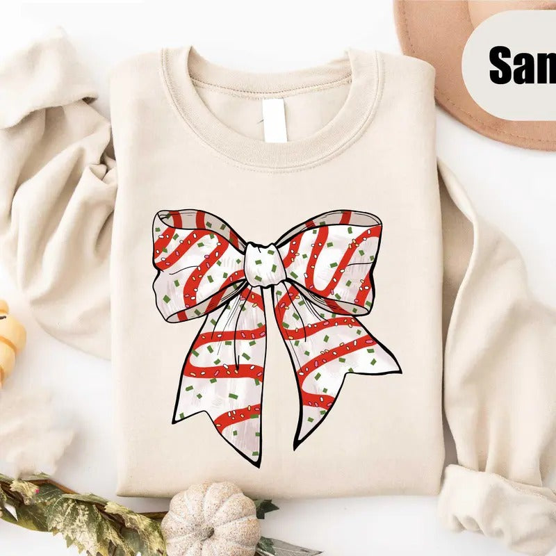 Christmas Coquette Shirt, Christmas Sweater, Christmas Bow Shirt, Holiday Sweatshirt, Merry Christmas Shirt, Xmas Shirt,...