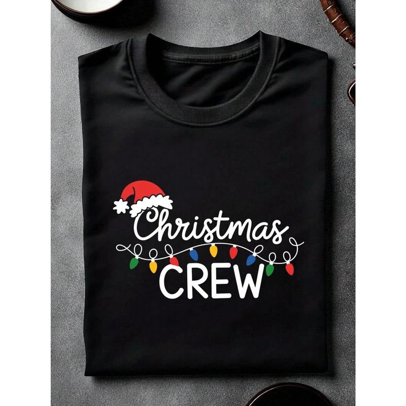 Christmas Crew Shirt, Family Holiday T-Shirt, Christmas Lights Tee, Family Xmas Gifts, Funny Matching Christmas Family...