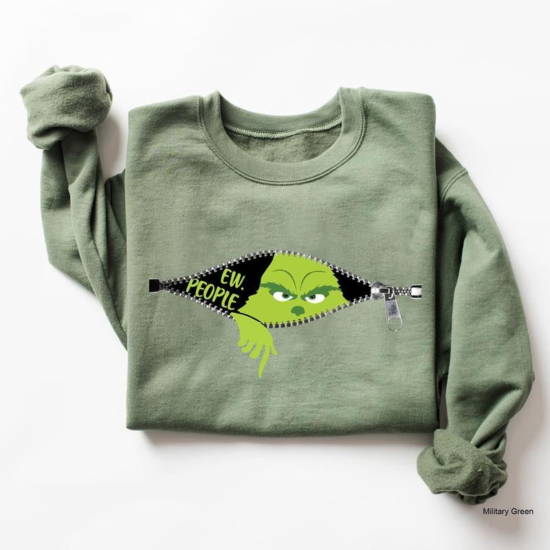 Christmas Crewneck, Christmas Gift, Cute Xmas Tee , Ew People Sweater, Family T-shirt, Unisex Christmas Gift, Christmas...