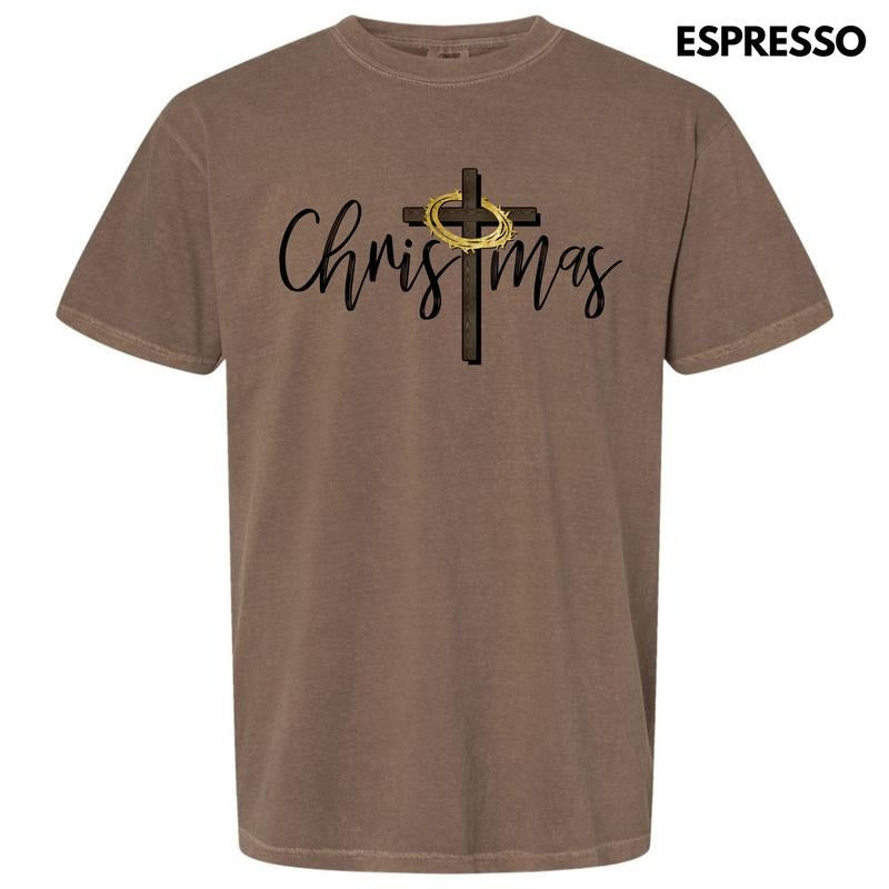 Christmas Cross Comfort Colors T-Shirt 'NLB Hoodie, Sweatshirt | HypeCrazeTee.com