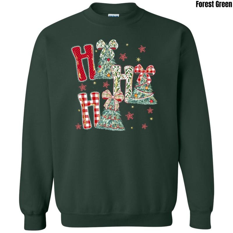 Christmas HoHoHo Trees Sweatshirt 'NLB' T-Shirts, Hoodie | HypeCrazeTee.com