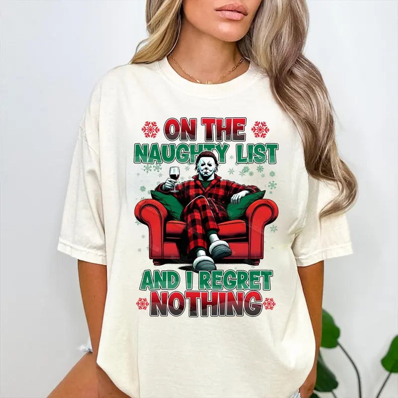 Christmas Movie Killer Shirt, Christmas Horror Shirt, Killers Friends Shirt, Funny Character Shirt, Horror Friend T-Shirt...