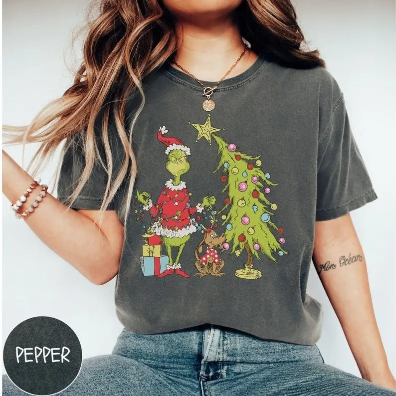 Christmas Movie Sweater, Funny Christmas Hoodie, Vintage Holiday Shirt, Xmas Movie Comfort Womenswear, Comfort Color T...