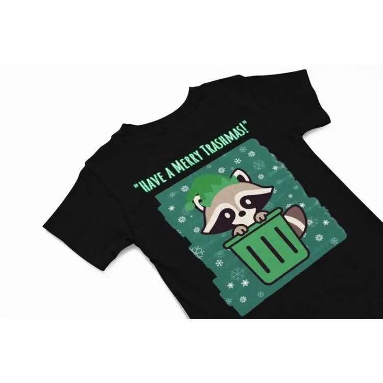 Christmas Raccoon T shirt, Quirky Raccoon humour themed Christmas apparel, Xmas Hoodie, Festive season holiday gift Made...