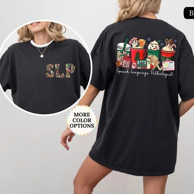 Christmas SLP Shirt,Speech Language Pathologist Christmas,SLP Holiday Shirt,SLP Christmas Shirt,Speech Pathologist...