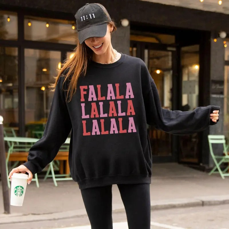 Shirt Shirt Red & Green Fun Shirt Fa La La La La Shirt T-Shirts, Hoodie, Sweatshirt