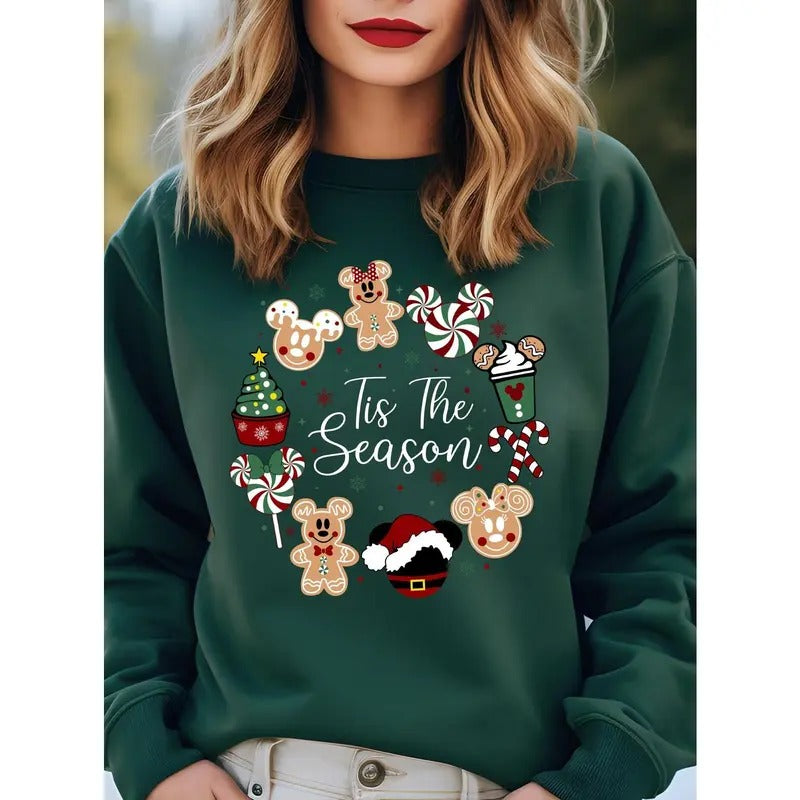 Christmas Tis The Season Sweatshirt Tshirt, Gingerbread Sweater, Ear Candy Christmas Shirt Hoodie | HypeCrazeTee.com