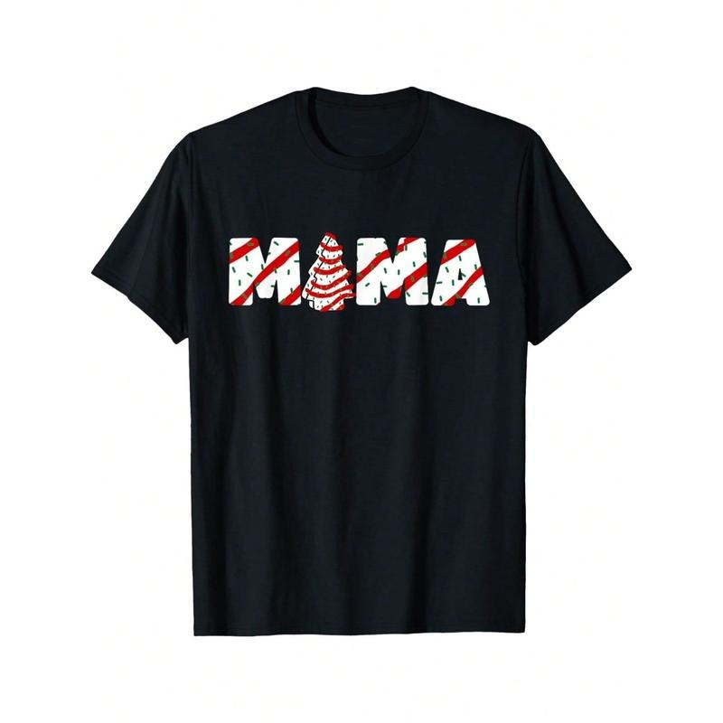 Christmas Tree Cake Matching Family Party Pajamas Mom T-Shirt 180g Hoodie, Sweatshirt | HypeCrazeTee.com