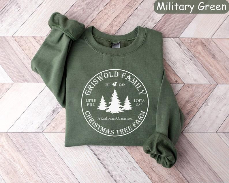 Christmas Tree Farm Sweatshirt, Griswold Christmas Sweatshirt, Funny Christmas Shirt, Christmas Vacation Shirt, Christmas...