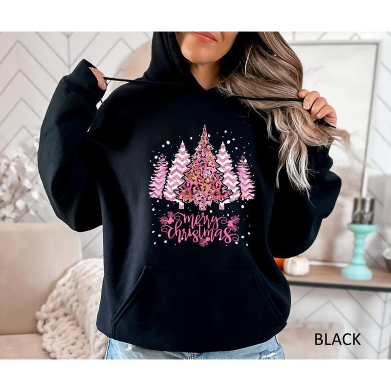 Christmas Tree Hoodie | Holiday Gift Sweatshirt | Merry Christmas Pullover Hoodie T-Shirts | HypeCrazeTee.com