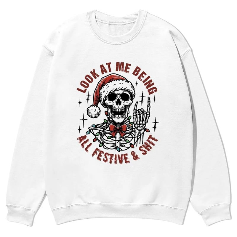 Christmas Unisex FallFreshness outfits men streetwear 80s 90s graphic tees cotton funny 300g sweatshirt men gifts style...