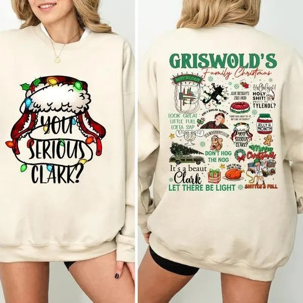 Christmas Vacation Sweatshirt T Shirt, Christmas Shirt, Griswold Christmas Tee, Unisex Short Sleeve Tee Hoodie