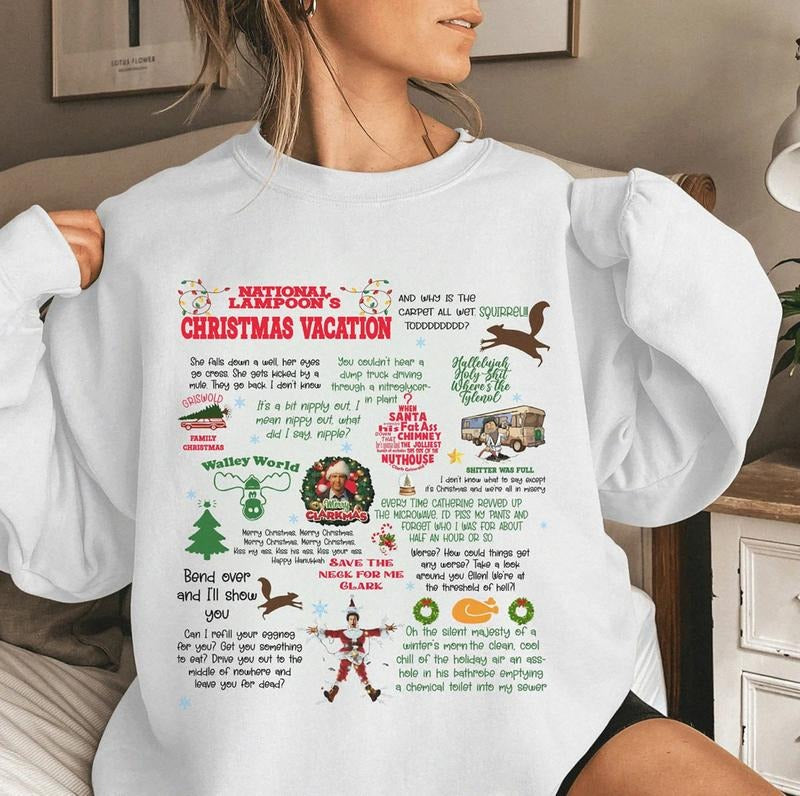 Christmas Vacation Sweatshirt, National Lampoon's Vacation Shirt, Christmas Movies Tee Shirt, Griswold Xmas Family...