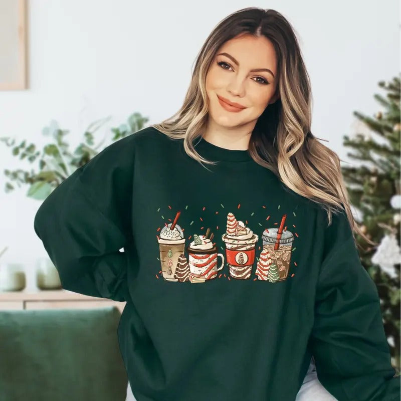 Christmas cake sweatshirt T-Shirts, Hoodie | HypeCrazeTee.com