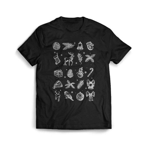 Christmas Graphic Icon Men's T-Shirt Tee