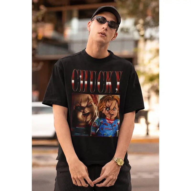 Chucky Shirt Tee, Halloween Shirt, Child's Play Sweatshirt, Horror Movie Shirt, Vintege Graphic T Shirt Movie Unisex Hoodie