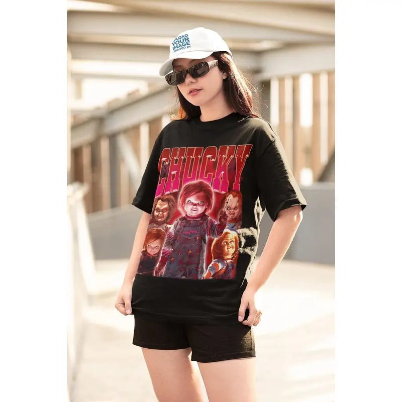 Chucky Shirt, Child's Play Movie Inspired 90's Shirt, Halloween Chucky T-shirt, Chucky Merch Shirt, Chucky Sweatshirt Hoodie