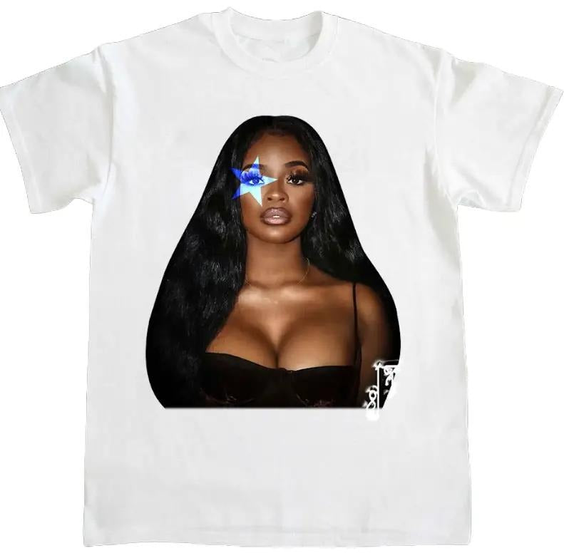 City Girl T-Shirt JT Hip Hop Graphic Star Tee Cotton Fabric Top Womenswear Hoodie, Sweatshirt | HypeCrazeTee.com