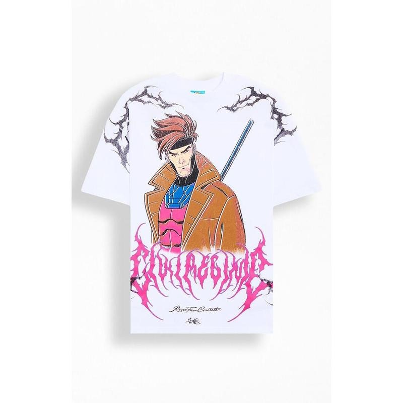 Civil Men's x X-Men '97 Gambit Rose T-Shirt - Multicolor Hoodie, Sweatshirt | HypeCrazeTee.com