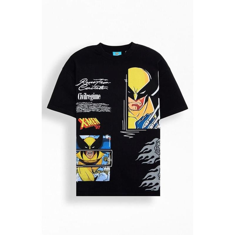 Civil Men's x X-Men '97 The Weapon T-Shirt - Multicolor Hoodie, Sweatshirt | HypeCrazeTee.com