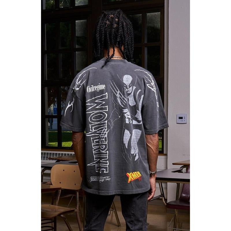 Civil Men's x X-Men '97 Wolverine T-Shirt - Multicolor Hoodie, Sweatshirt | HypeCrazeTee.com