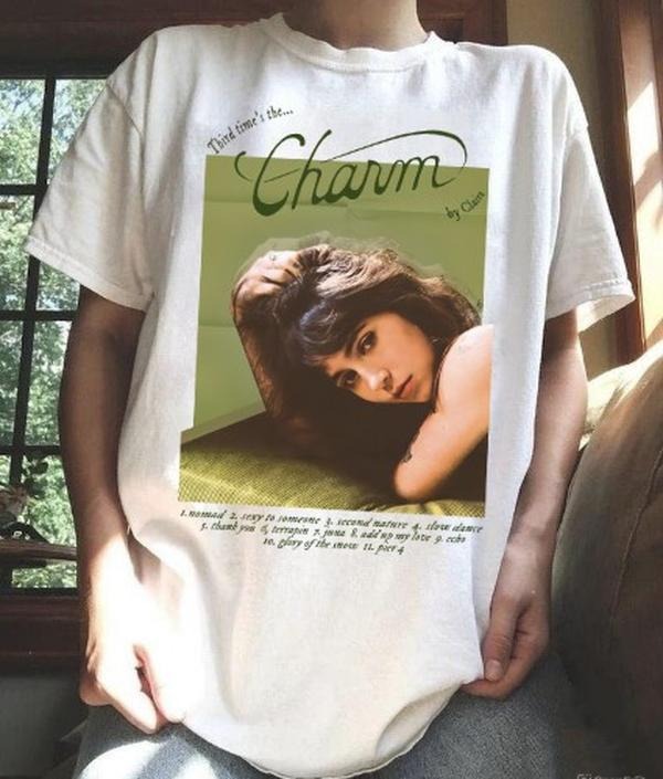 Clairo 'Charm' Shirt, Clairo Album Tracklist inspired Unisex T-shirt, Charm, immunity Album Shirt Hoodie, Sweatshirt
