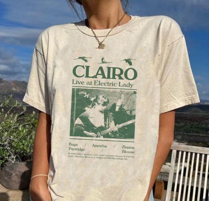 Clairo Sling Album T-Shirt, Live At Electric Lady Indie Gift Tee Hoodie, Sweatshirt | HypeCrazeTee.com