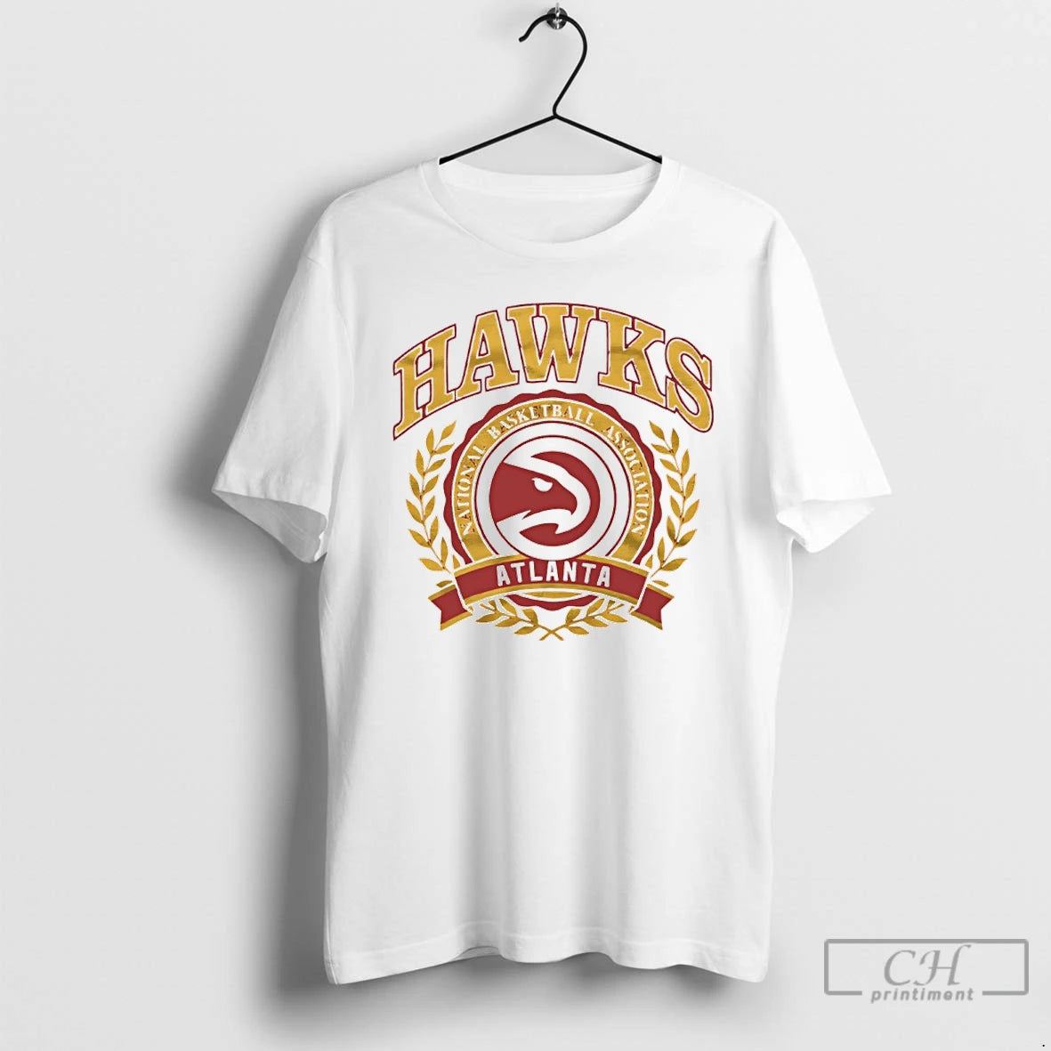 Classic 2025 Nba Atlanta Hawks Crest T-Shirts, Hoodie, Sweatshirt | HypeCrazeTee.com