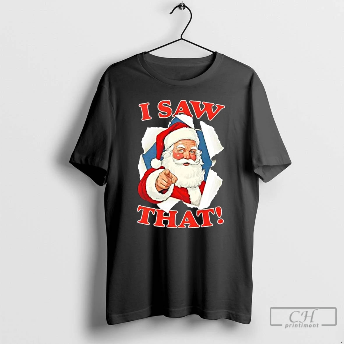 Classic 2025 Santa Claus I Saw That Christmas T-Shirts, Hoodie, Sweatshirt | HypeCrazeTee.com