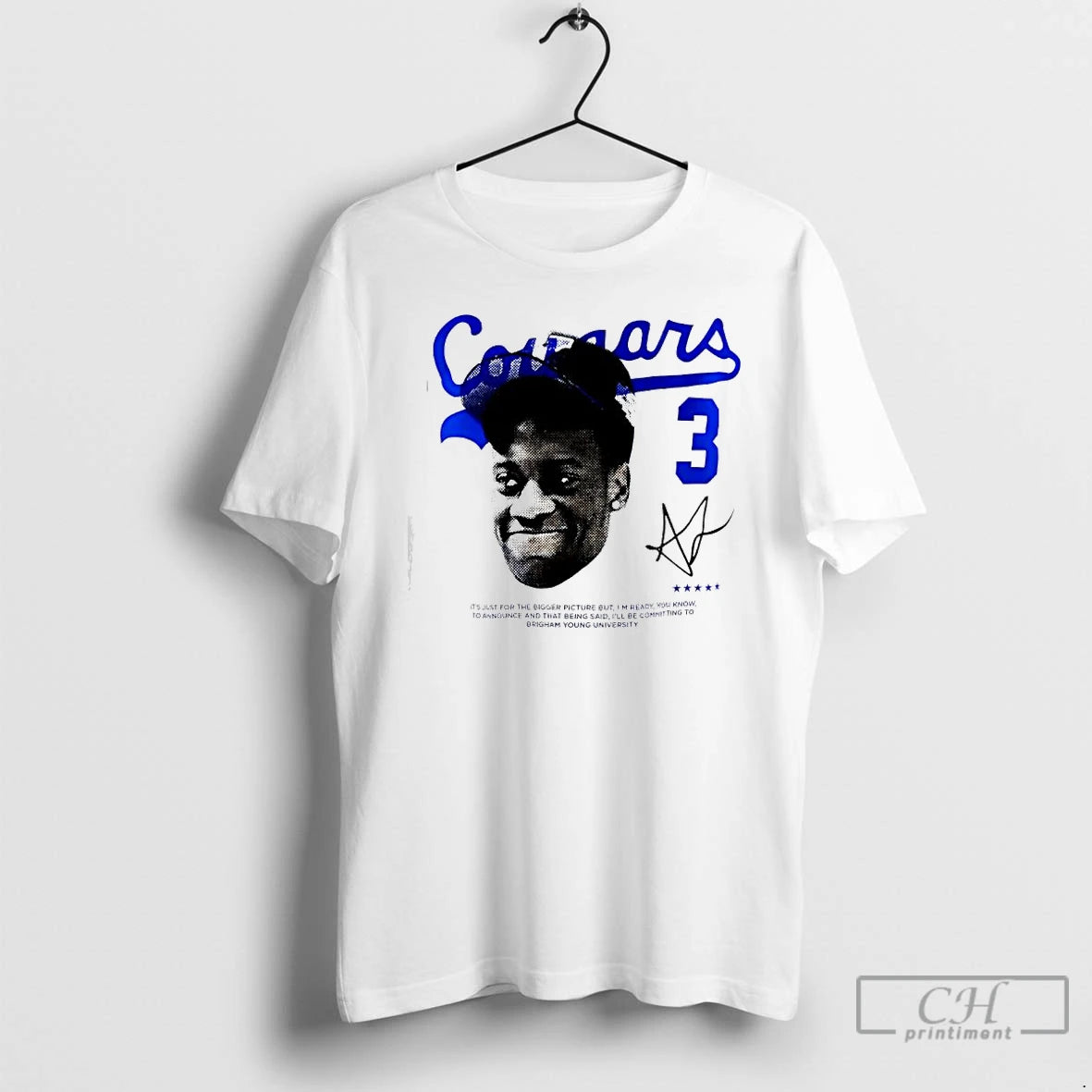 Classic Aj Dybantsa Commitment Byu Brigham T-Shirts, Hoodie, Sweatshirt | HypeCrazeTee.com
