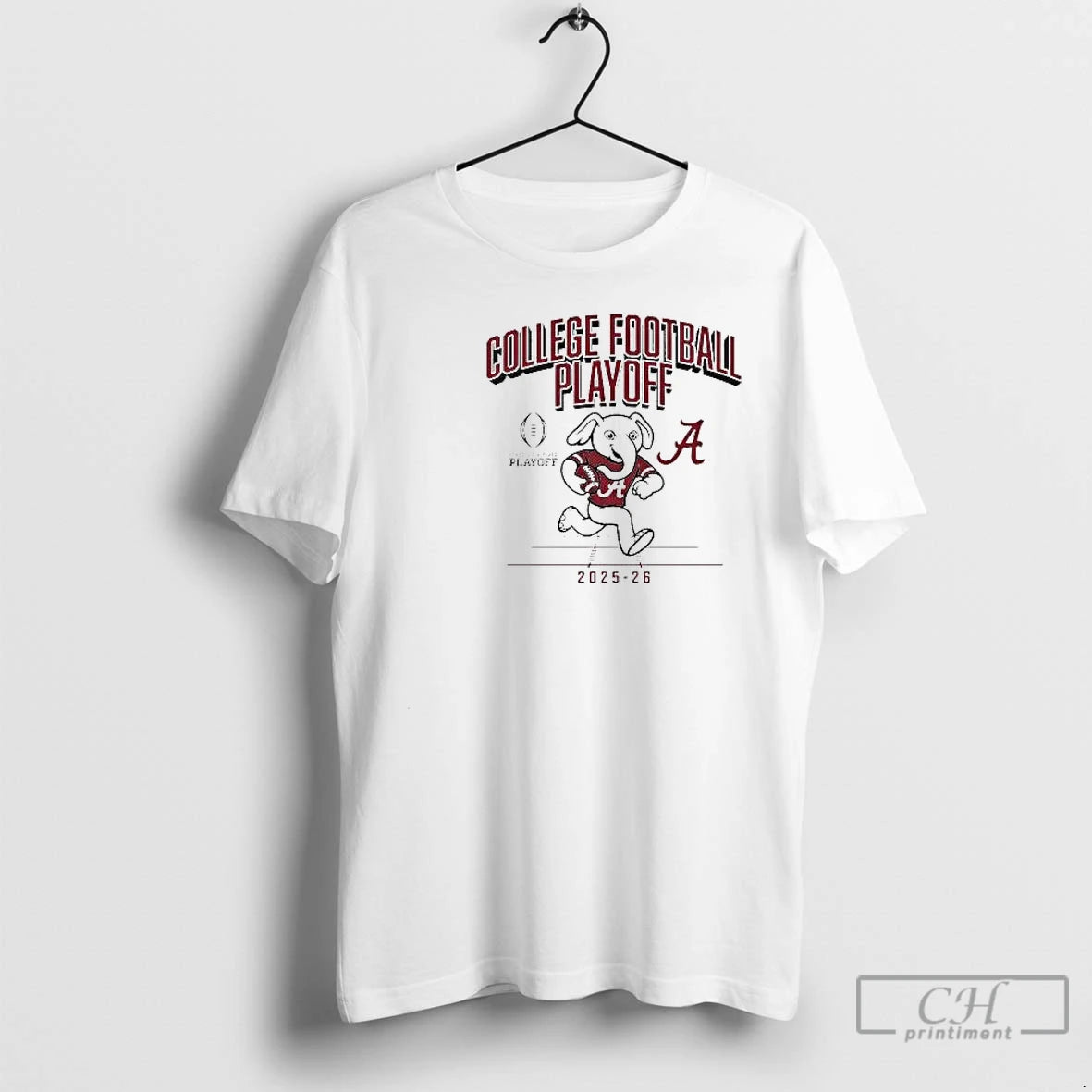 Classic Alabama Football Cfp Mascot 2025 2026 Circle White T-Shirts, Hoodie, Sweatshirt | HypeCrazeTee.com