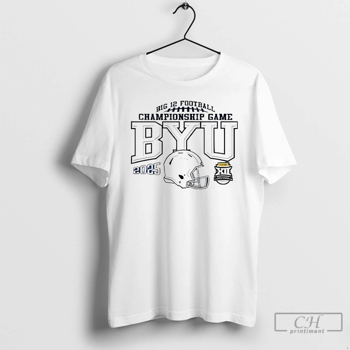 Classic Byu Cougars 2025 Big 12 Championship Game Bound T-Shirts, Hoodie, Sweatshirt | HypeCrazeTee.com