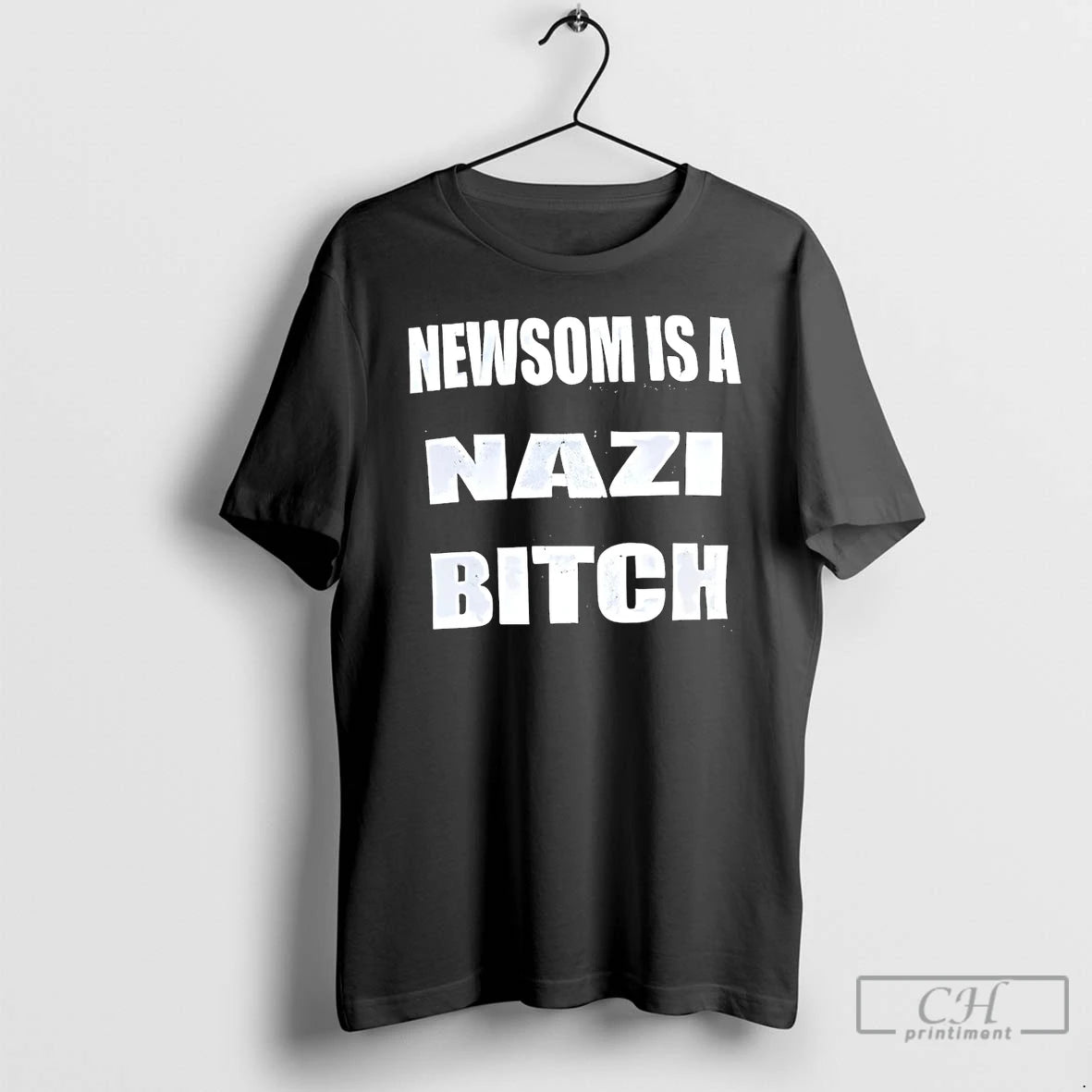 Classic Back Newsom Is A Nazi Bitch T-Shirts, Hoodie, Sweatshirt | HypeCrazeTee.com