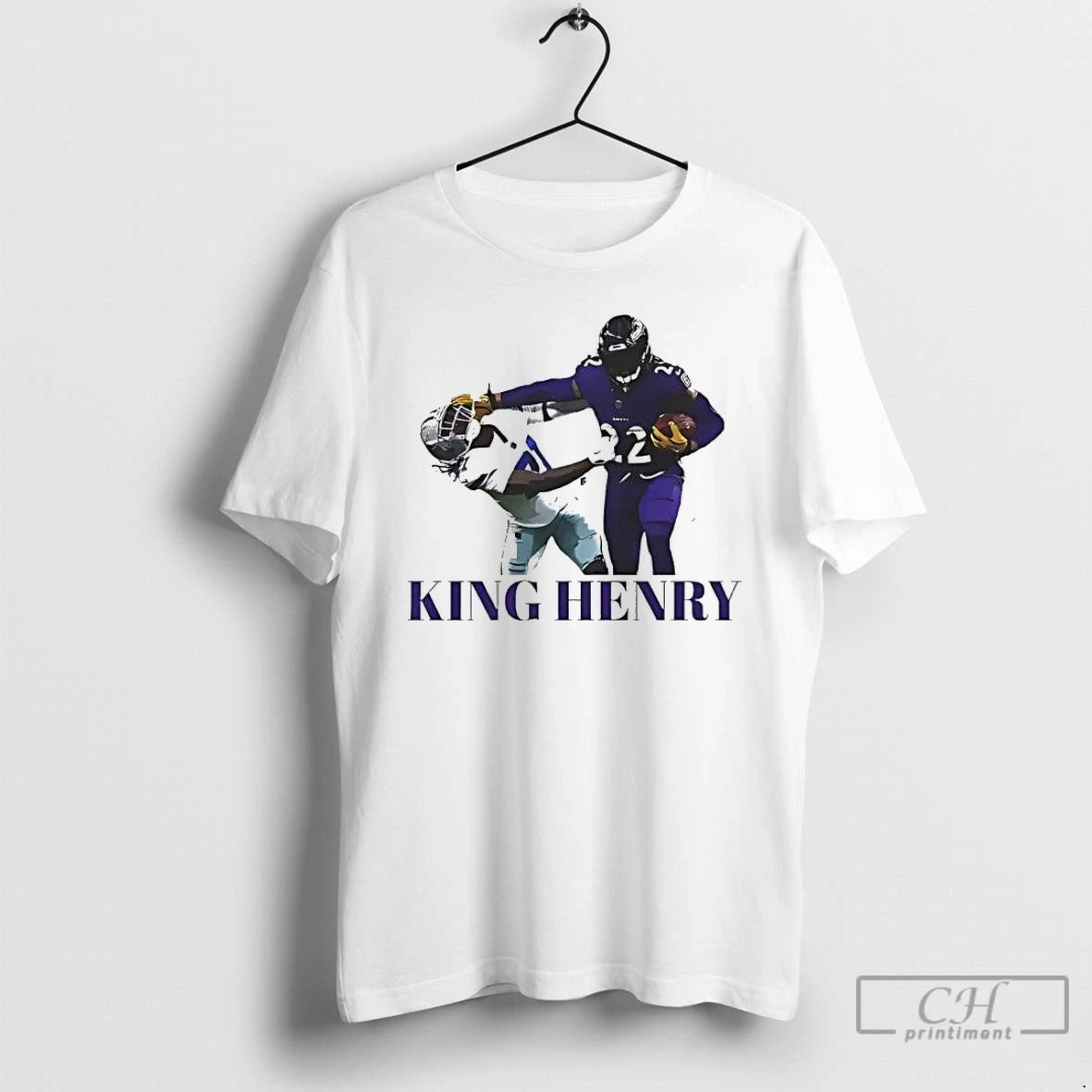 Classic Baltimore Ravens Derrick Henry King Henry T-Shirts, Hoodie, Sweatshirt | HypeCrazeTee.com