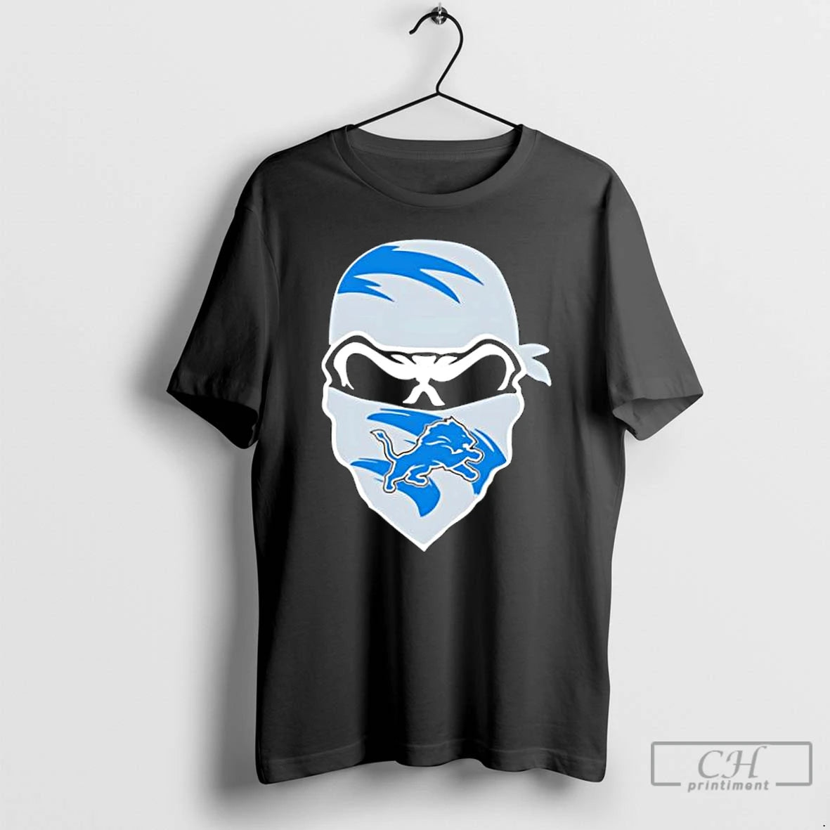 Classic Bandana Man Detroit Lions Stylish T-Shirts, Hoodie, Sweatshirt | HypeCrazeTee.com