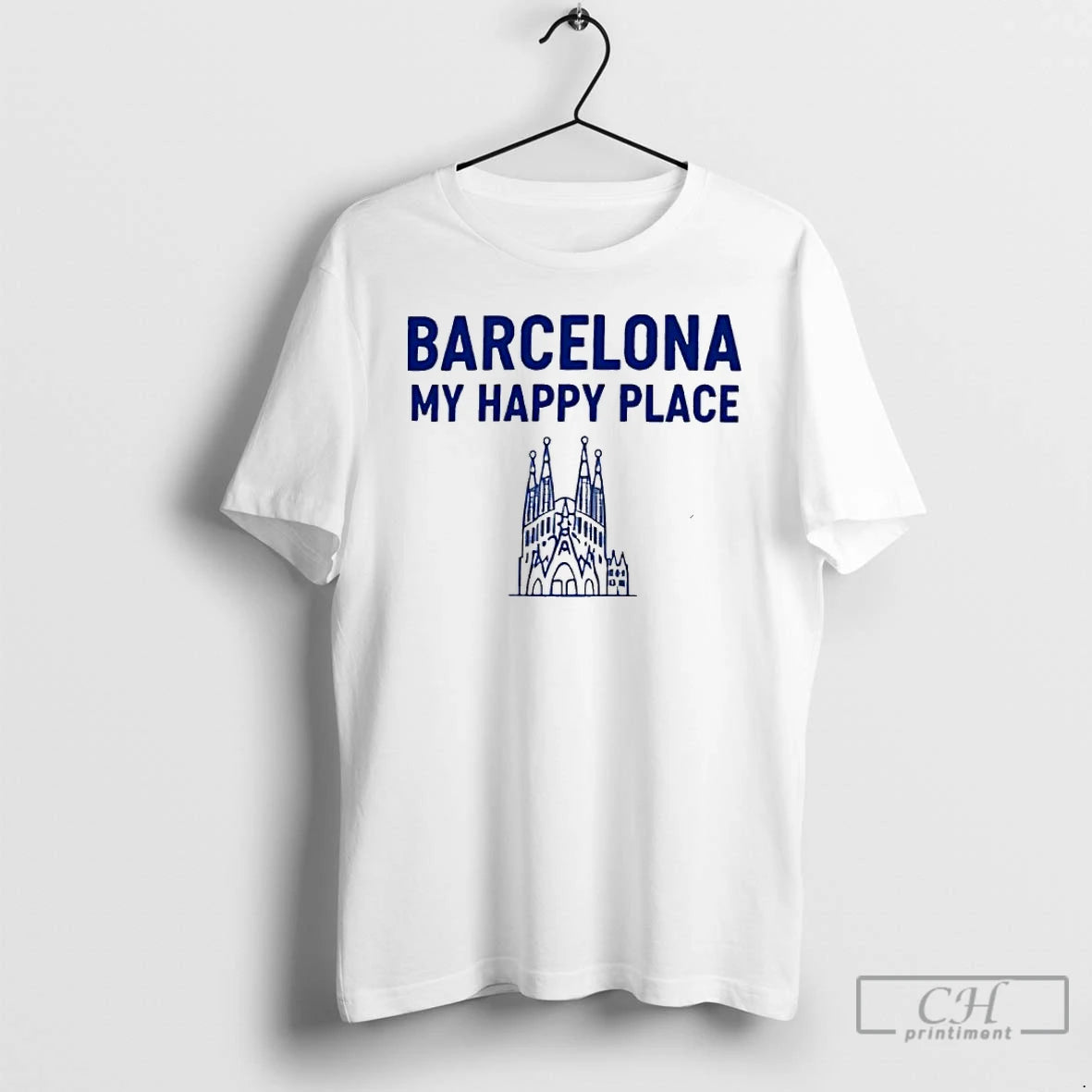 Classic Barcelona My Happy Place T-Shirts, Hoodie, Sweatshirt | HypeCrazeTee.com